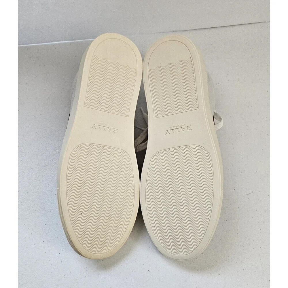 BALLY Sneakers White HELVIO-107 Mens Sz US 8D With Box Extra Laces Trainspotting - Picture 4 of 8